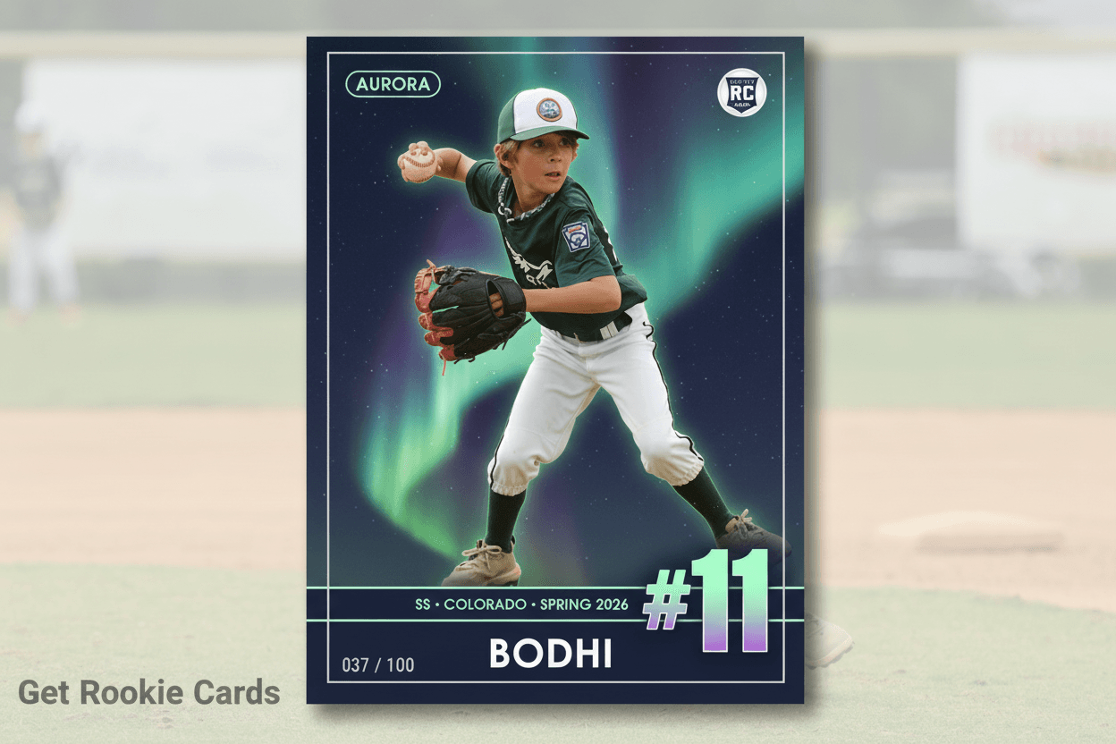 Aurora Borealis card example