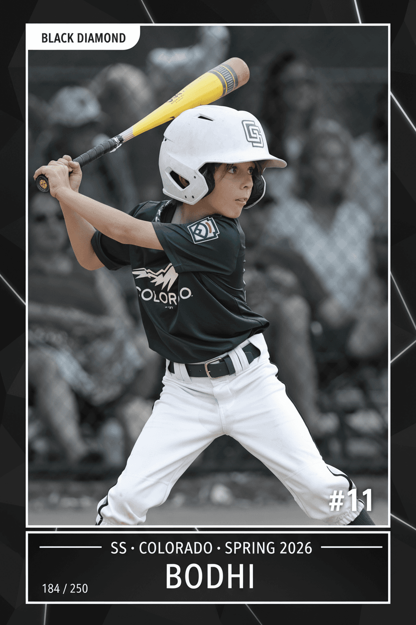 Black Diamond Edition card example