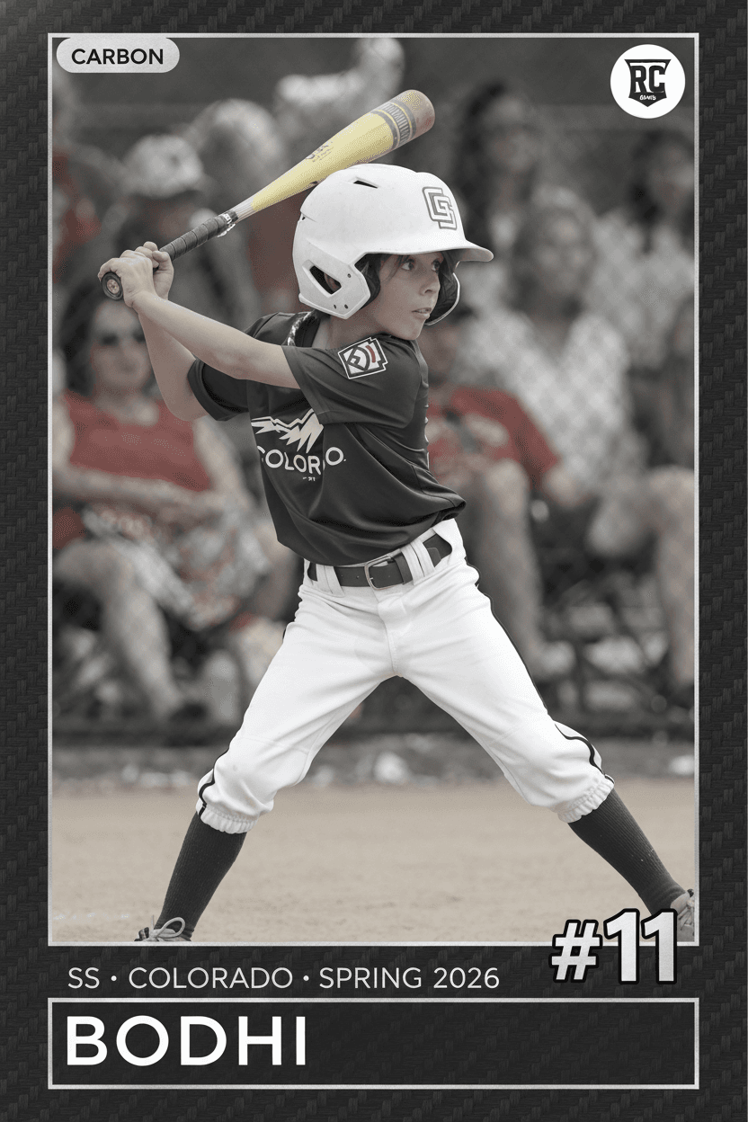 Carbon Fiber card example