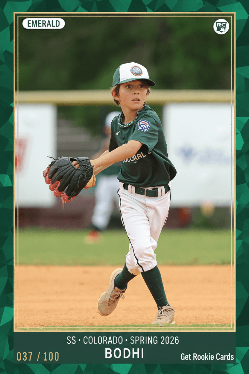 Emerald Parallel card example