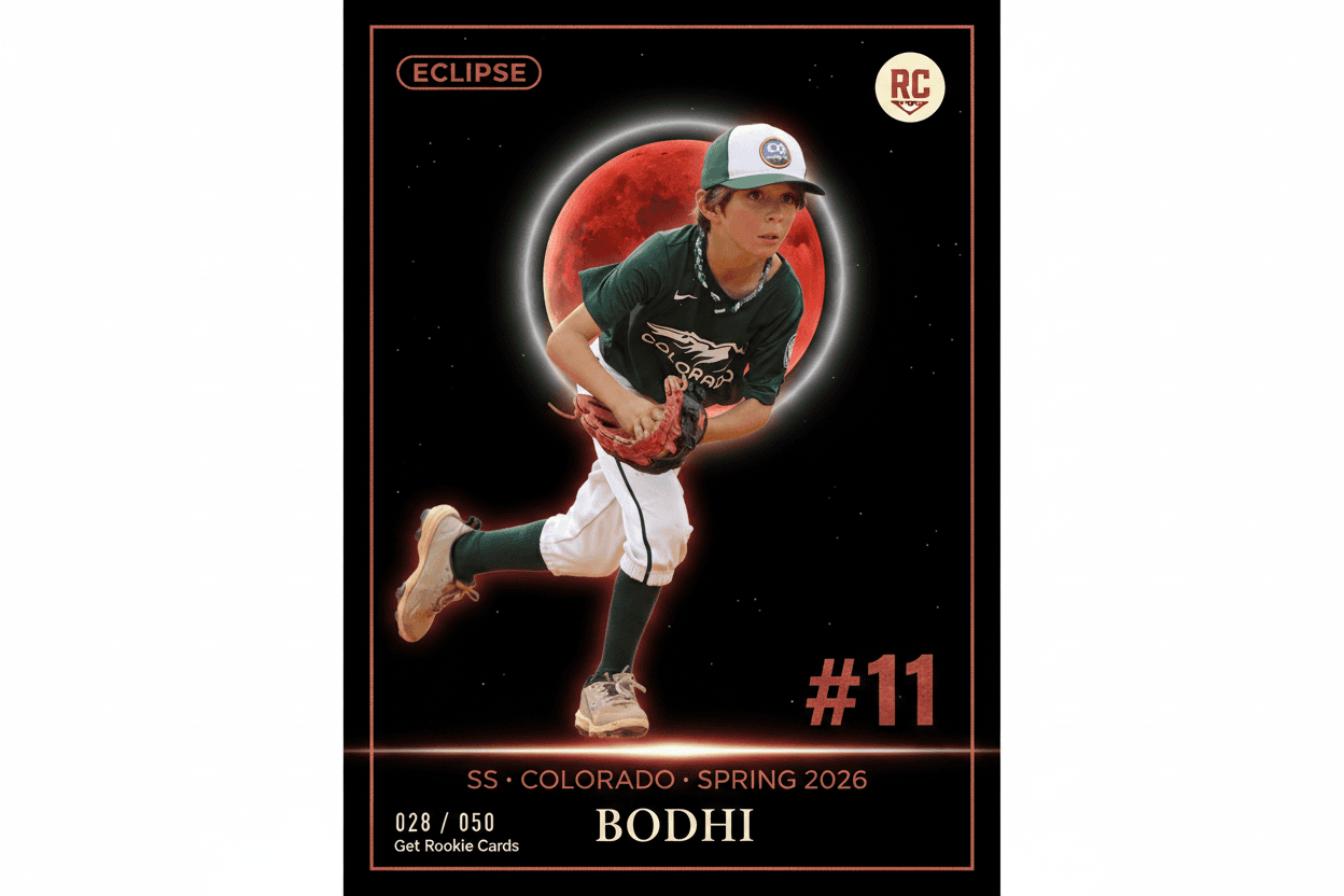 Lunar Eclipse card example