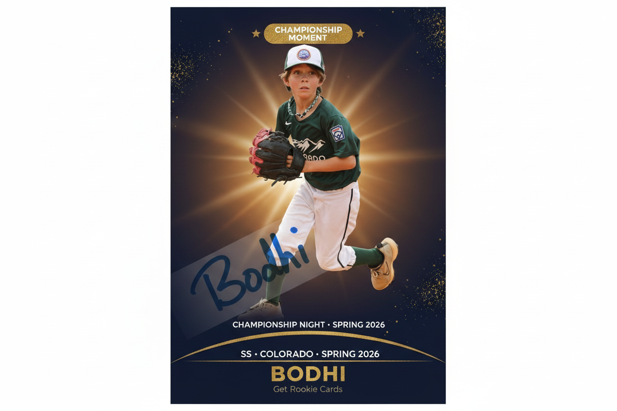 Championship Moment — example card