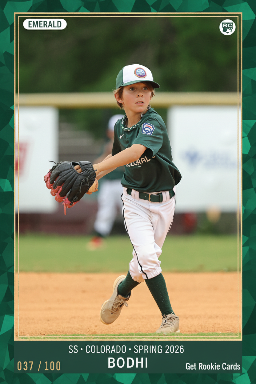 Emerald Parallel — example card