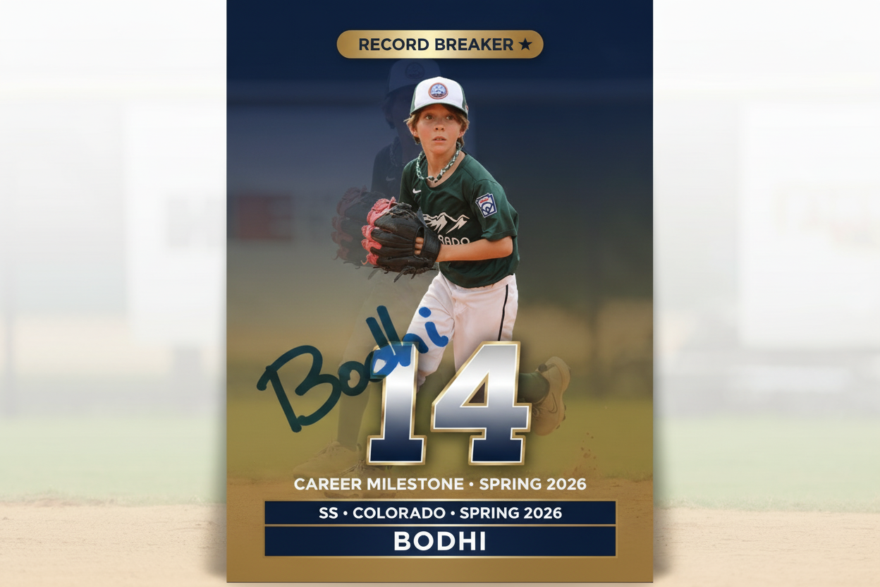 Record Breaker — example card