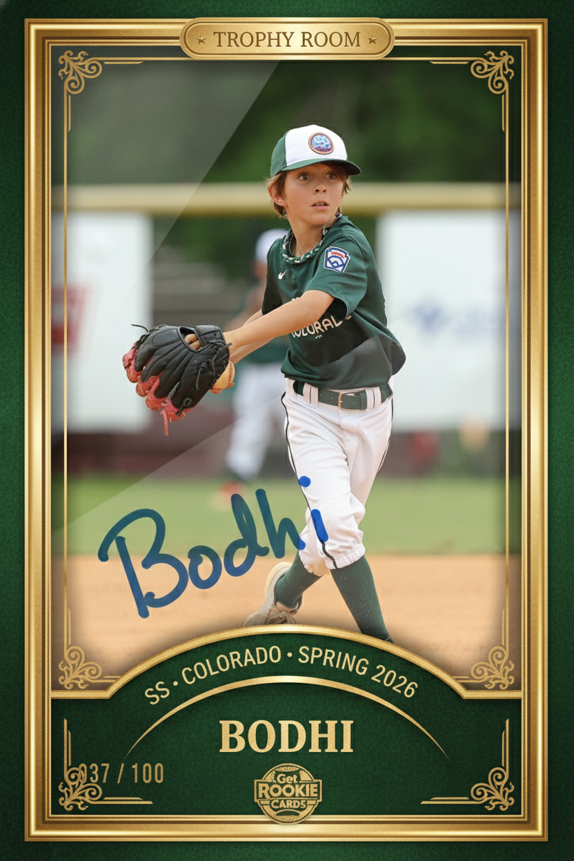 Trophy Room — example card