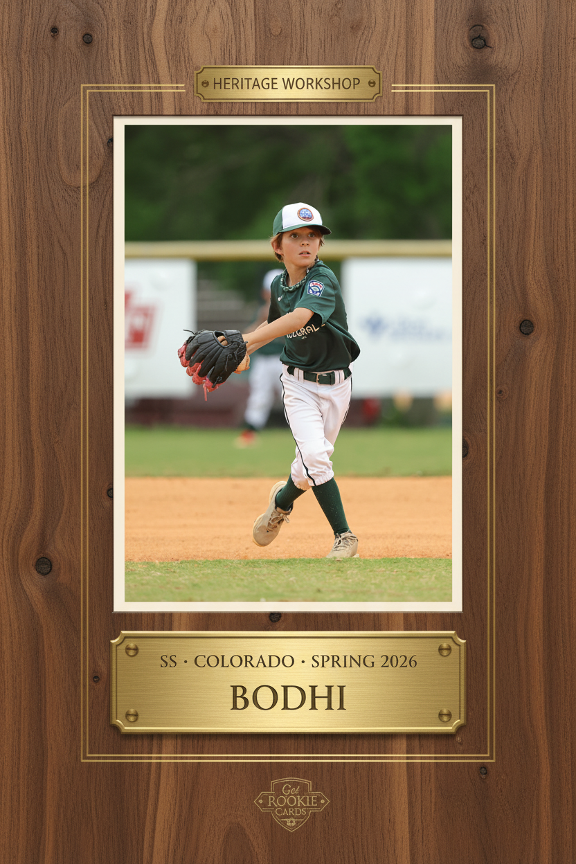 Wood Grain — example card